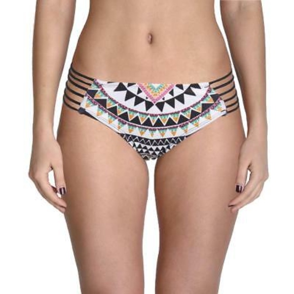 NWT Bikini LAB Empire‎ Fun Strappy Hipster Bikini Bottom [SZ Small ] - Picture 3 of 5